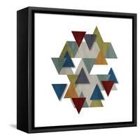 Floating Fall Tri-OnRei-Framed Stretched Canvas