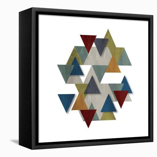 Floating Fall Tri-OnRei-Framed Stretched Canvas