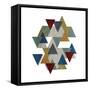 Floating Fall Tri-OnRei-Framed Stretched Canvas