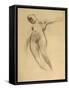 Floating Female Figure-Gustav Klimt-Framed Stretched Canvas