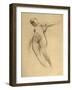 Floating Female Figure-Gustav Klimt-Framed Giclee Print