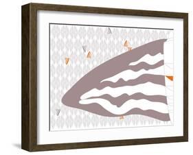 Floating Fins-Belen Mena-Framed Giclee Print