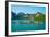 Floating Fishing Village in Halong Bay-photoroman-Framed Photographic Print