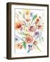 Floating Florals I-Chariklia Zarris-Framed Art Print