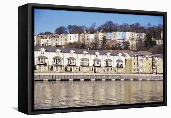 Floating Harbour, Bristol, England, United Kingdom-Charles Bowman-Framed Stretched Canvas