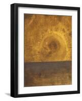 Floating Head, c.1885-Odilon Redon-Framed Giclee Print