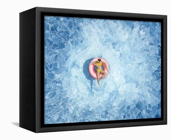 Floating I-Grace Popp-Framed Stretched Canvas