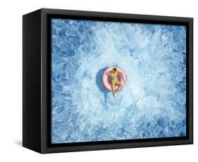 Floating I-Grace Popp-Framed Stretched Canvas