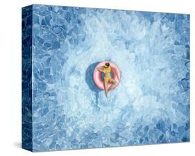 Floating I-Grace Popp-Stretched Canvas