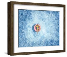 Floating I-Grace Popp-Framed Art Print