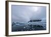 Floating Ice Mountains and Coastline Neko Harbour Antarctic Peninsula Antarctica-Renato Granieri-Framed Photographic Print