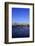 Floating Ice on the Elbe River, Harbour Cranes, Dusk, Evening Mood, NeumŸhlen-Axel Schmies-Framed Photographic Print