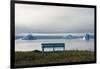 Floating iceberg in the fjord, Qeqertarsuaq, Greenland-Keren Su-Framed Photographic Print