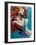 Floating in Color-Colin John Staples-Framed Art Print