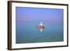 Floating in the Dead Sea (Lowest Place on Earth), Ein Bokek, Israel, Middle East (Mr)-Neil Farrin-Framed Photographic Print