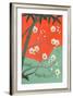 Floating Japanese Cherry Blossoms-null-Framed Art Print
