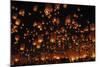 Floating Lanterns-null-Mounted Giclee Print