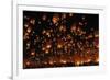 Floating Lanterns-null-Framed Giclee Print