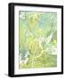 Floating Leaves-Jan Weiss-Framed Art Print