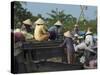 Floating Market, Cantho, Mekong Delta, Southern Vietnam, Southeast Asia-Christian Kober-Stretched Canvas