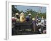 Floating Market, Cantho, Mekong Delta, Southern Vietnam, Southeast Asia-Christian Kober-Framed Photographic Print