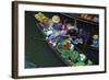 Floating Market, Damnoen Saduak, Ratchaburi Province, Thailand, Southeast Asia, Asia-null-Framed Photographic Print