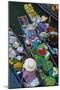 Floating Market, Damnoen Saduak, Ratchaburi Province, Thailand, Southeast Asia, Asia-null-Mounted Photographic Print