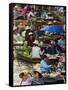 Floating Market, Damnoen Saduak, Thailand-Alan Copson-Framed Stretched Canvas