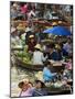 Floating Market, Damnoen Saduak, Thailand-Alan Copson-Mounted Photographic Print