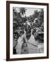 Floating Market in Bangkok-Dmitri Kessel-Framed Photographic Print