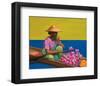 Floating Market Lake Intey-Renate Holzner-Framed Art Print