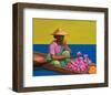 Floating Market Lake Intey-Renate Holzner-Framed Art Print