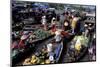 Floating Market of Cai Rang, Can Tho, Mekong Delta, Vietnam, Indochina, Southeast Asia, Asia-Bruno Morandi-Mounted Photographic Print