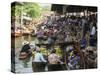 Floating Market, Thailand, Southeast Asia-Miller John-Stretched Canvas