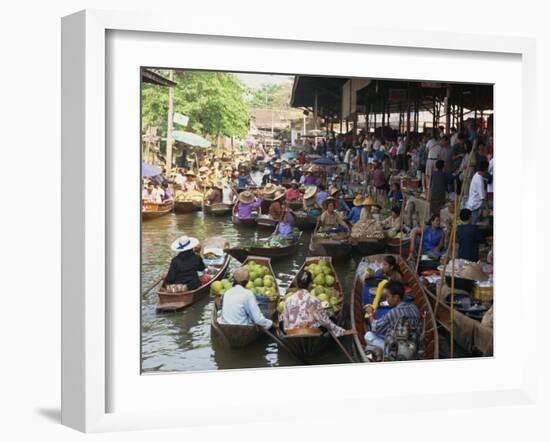 Floating Market, Thailand, Southeast Asia-Miller John-Framed Photographic Print