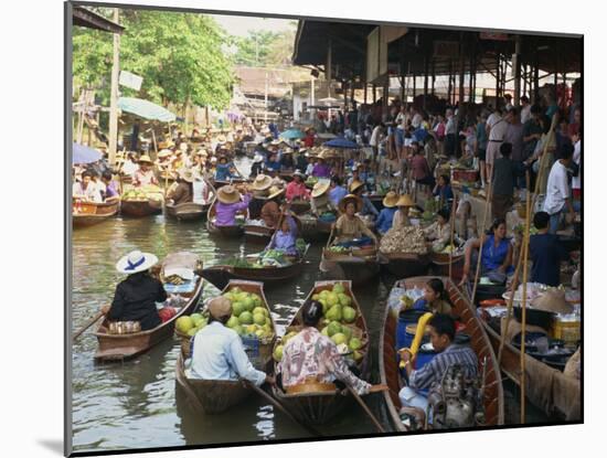 Floating Market, Thailand, Southeast Asia-Miller John-Mounted Photographic Print
