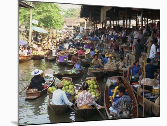 Floating Market, Thailand, Southeast Asia-Miller John-Mounted Photographic Print