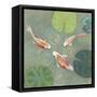 Floating Motion I-Aleah Koury-Framed Stretched Canvas