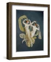 Floating Nymphs-Johann Heinrich Wilhelm Tischbein-Framed Giclee Print