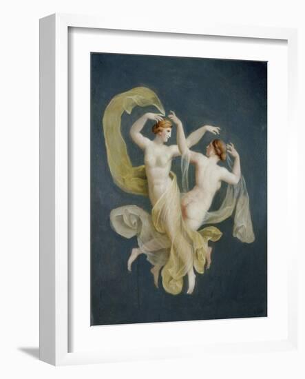 Floating Nymphs-Johann Heinrich Wilhelm Tischbein-Framed Giclee Print