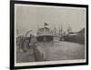 Floating of HMS Majestic at Portsmouth, 31 January-null-Framed Giclee Print