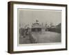 Floating of HMS Majestic at Portsmouth, 31 January-null-Framed Giclee Print