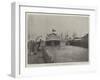 Floating of HMS Majestic at Portsmouth, 31 January-null-Framed Giclee Print