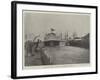 Floating of HMS Majestic at Portsmouth, 31 January-null-Framed Giclee Print