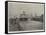 Floating of HMS Majestic at Portsmouth, 31 January-null-Framed Stretched Canvas