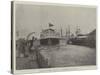 Floating of HMS Majestic at Portsmouth, 31 January-null-Stretched Canvas