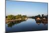 Floating Raft Restaurant on the River Kwai, Kanchanaburi, Thailand, Southeast Asia, Asia-Christian Kober-Mounted Photographic Print