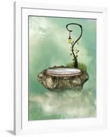 Floating Rock-justdd-Framed Art Print