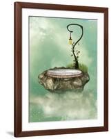 Floating Rock-justdd-Framed Art Print