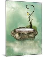 Floating Rock-justdd-Mounted Art Print